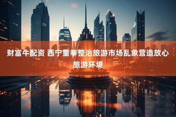 财富牛配资 西宁重拳整治旅游市场乱象营造放心旅游环境