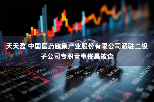 天天盈 中国医药健康产业股份有限公司派驻二级子公司专职董事佟昊被查
